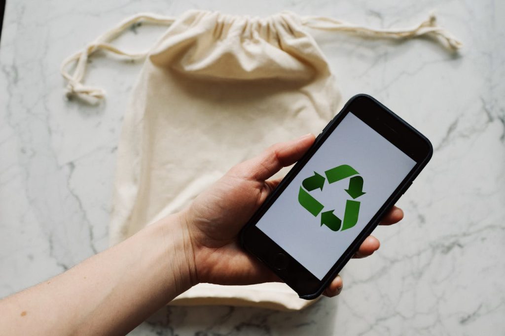 online compliance scheme software smartphone showing online compliance scheme on screen
